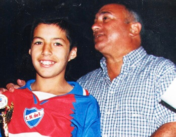 Sandra Diaz's husband, Rodolfo Suarez, and son, Luis Suarez. 